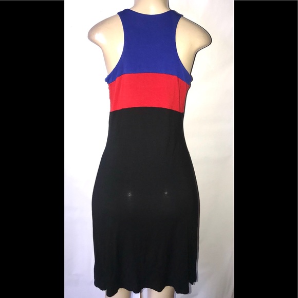 calvin klein jersey color block dress. - Picture 3 of 3